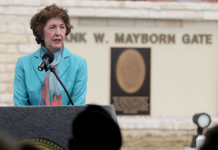 Frank W. Mayborn Gate dedication